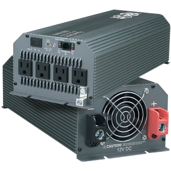 Eaton Tripp Lite Series 1000W PowerVerter Compact Inverter for Trucks with 4 Outlets PV1000HF - main