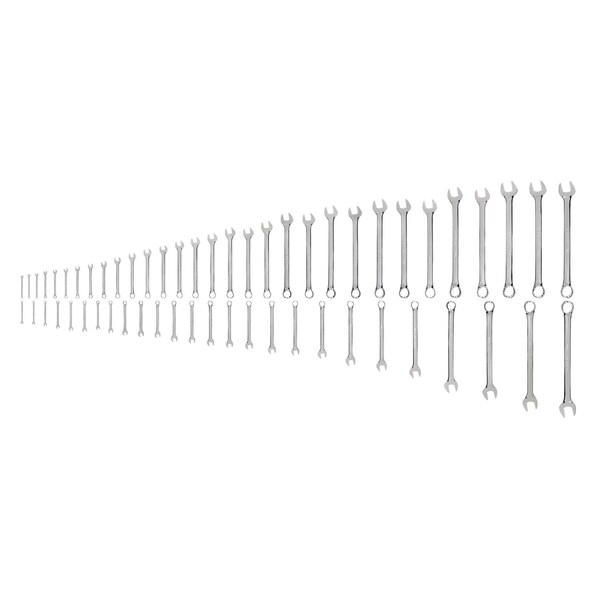Tekton Combination Wrench Set, 58-Piece (1/4 - 2 in., 6 - 50 mm, Common Sizes) WCB90309 - main