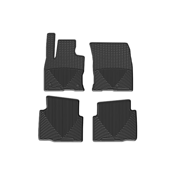 Weathertech Black, Front and Rear All Weather Floor Mats W531-W532 - main