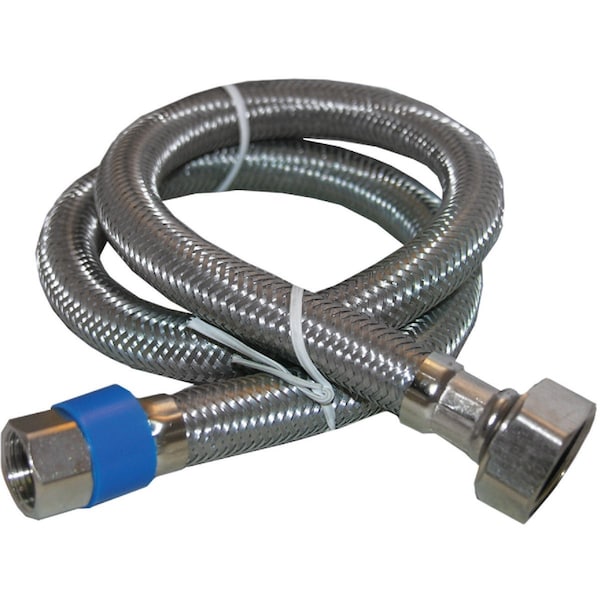 Westlake Pipe & Fittings 3/8'' Cx1/2'' FIPx72'' L SS Braided Supply Faucet Connector 10-0173 - main