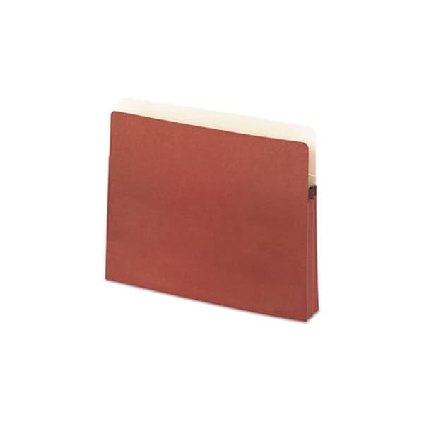 Universal Universal 1-3/4" Expansion File Pockets, Straight Tab, Legal, Redrope/Manila, 25/Box 15242 - main