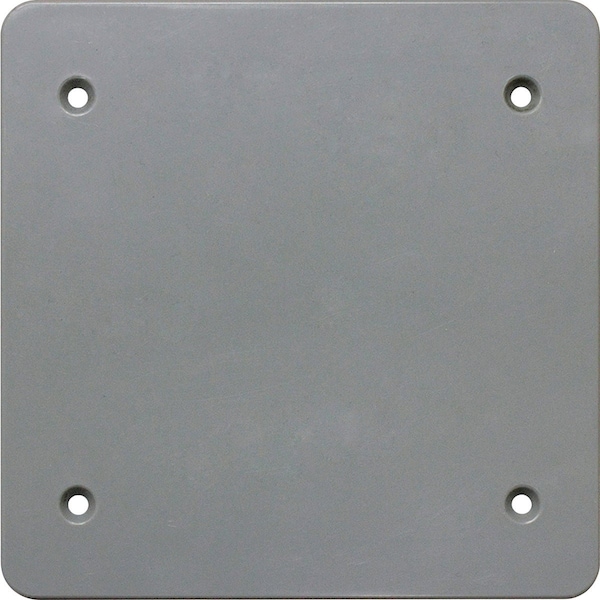Southwire Double Gang Gray Non-Metallic Weatherproof Blank Cover PBC2-UPC - main