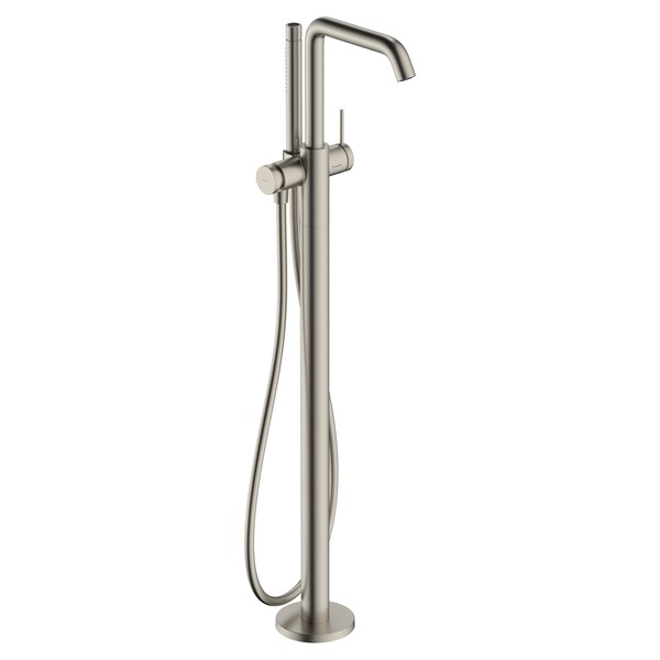 Hansgrohe Tecturis S Freestanding Tub Filler with 1.75 GPM Handshower in Brushed Nickel 73440821 - main