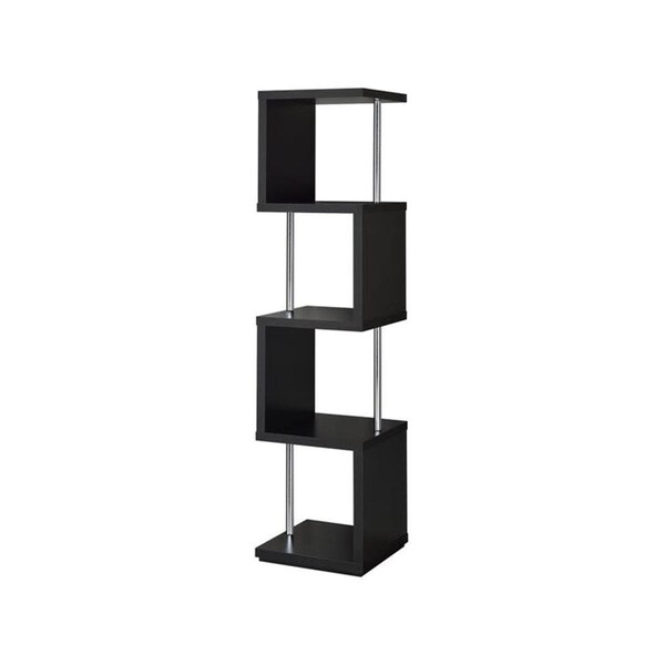 Coaster 66.5 x 15.5 x 15.5 in. Home Office Bookcase, Black 801419 - main