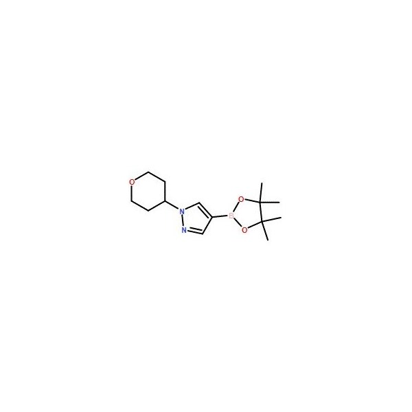 Ak Scientific 1-(tetrahydro-2H-pyran-4-yl)-4-(4, 4, 5, 5-tetramethyl-1, 3, 2-dioxaborolan-2-yl)-1H-pyrazole (5g), CAS X4871-5g - main