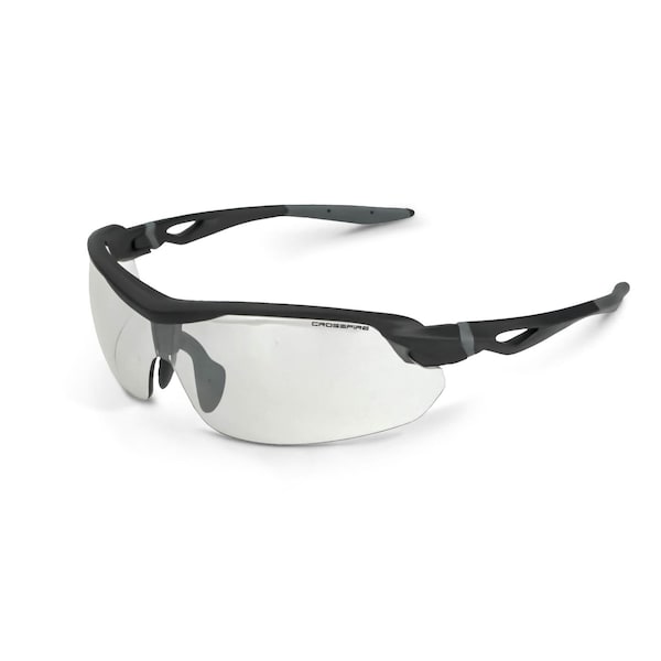 Crossfire Safety Glasses, Wraparound I/O Polycarbonate Lens, Scratch-Resistant, 392215 - main