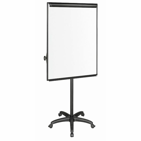 Mastervision Dry Erase Board, Melamine, 74 1/2 in, 29 1/2 in, Aluminum Frame, White, Matte EA4800055 - main