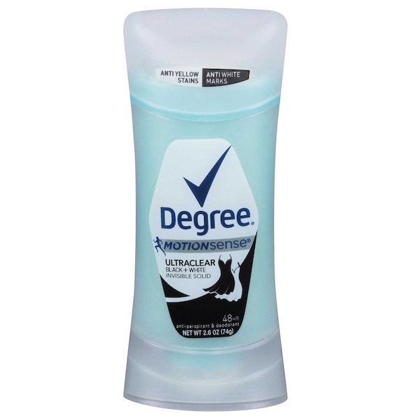 Degree Invisible Solid Ultra Clear Black Plus White Antiperspirant and Deodorant, 2.6 Ounce, 12PK 58719 - main