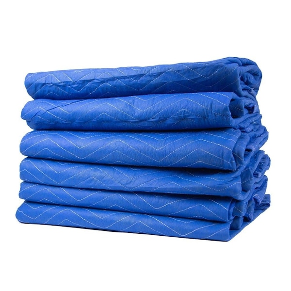 Mytee Products 72in x 80in Non Woven Economy Moving Blankets, 6PK MB-NW-1x6 - main