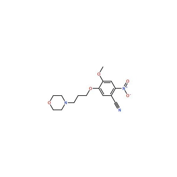 Ak Scientific 4-Methoxy-5-(3-morpholinopropoxy)-2-nitrobenzonitrile (1g), CAS 675126-26-8 Y6567-1g - main