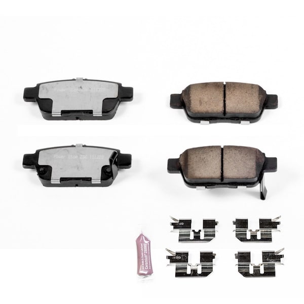 Powerstop Z36 Truck and Tow Carbon Fiber-Ceramic Brake Pads with Hardware Z36-1103 - main