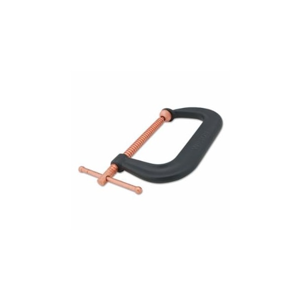 Wilton Spark-Duty, 400P/400CS Hi-Vis C-Clamp, Sliding Pin, 2-1/2in Throat Depth, Gray, 0in to 3in Opening 825-14229 - main