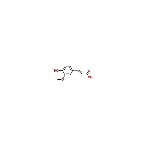 Ak Scientific 4-Hydroxy-3-methoxycinnamic acid (100g), CAS 1135-24-6 D798-100g - main