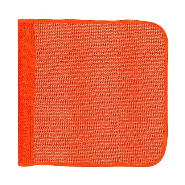 Safetywhips Warning Whip Flag, Orange Mesh, Nylon, UV resistant, anti-microbial, fray resistant, 16 Length FLAG16-O - main