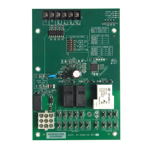 Hydrolevel Universal Oil Furnace Fan Timer Control For 2 or 3 Speed PSC Motors OFC-5023 - main