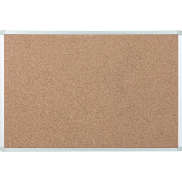 Mastervision Cork Bulletin Board, 18" X 24", Aluminum Frame CA02409214 - main