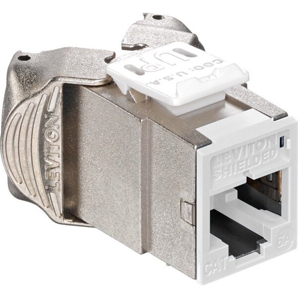 Leviton 1-PORT MOD JACK 110 8W8P CAT6A 6ASJK-RW6 - main