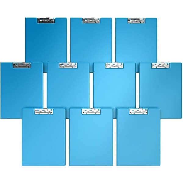 Davis Group Essential Clipboard, Lever Clip-Turquoise Blue, PK10 4511-52-10 - main