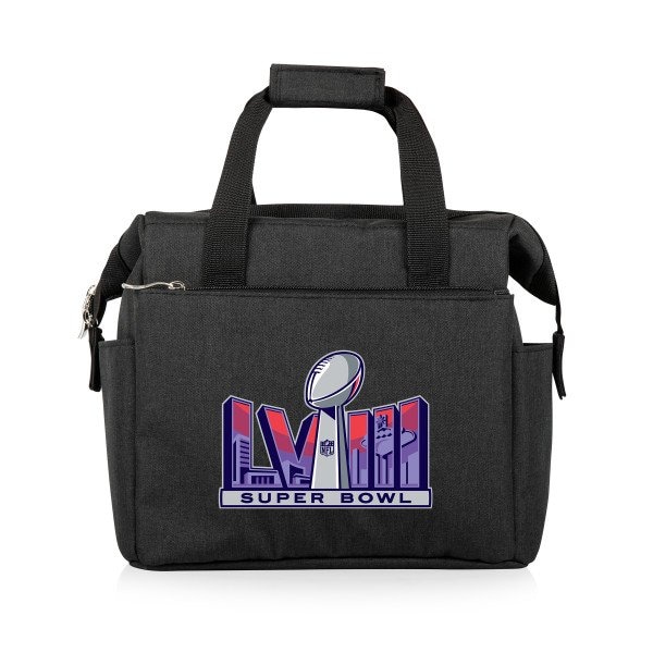 Picnic Time Family Of Brands Super Bowl 58 - On The Go Lunch Bag Cooler, (Black) 510-00-179-584-2 - main