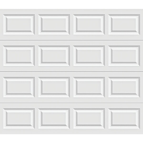 Holmes Gold Series 9 ' Wx7 ' H Wht Insulated Steel Garage Door w/EZ-Set Torsion Spring A632545 - main