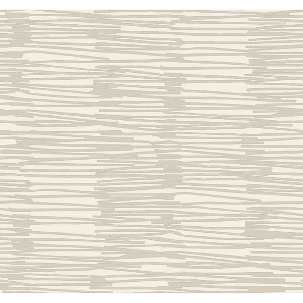 York Wallcoverings Water Reed Thatch Linen and Silver Wallpaper AG2093 - main