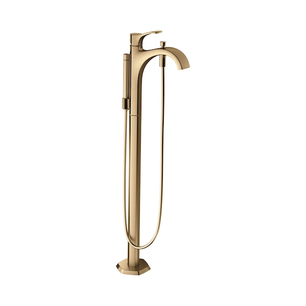 Hansgrohe Locarno Freestanding Tub Filler Trim with 1.75 GPM Handshower in Brushed Bronze 04818140 - main