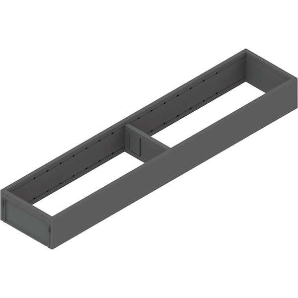 Blum 18-5/8in.D Gray Steel Narrow Ambia Utensil Insert for 20in. Drawers ZC7S500RS1 - main