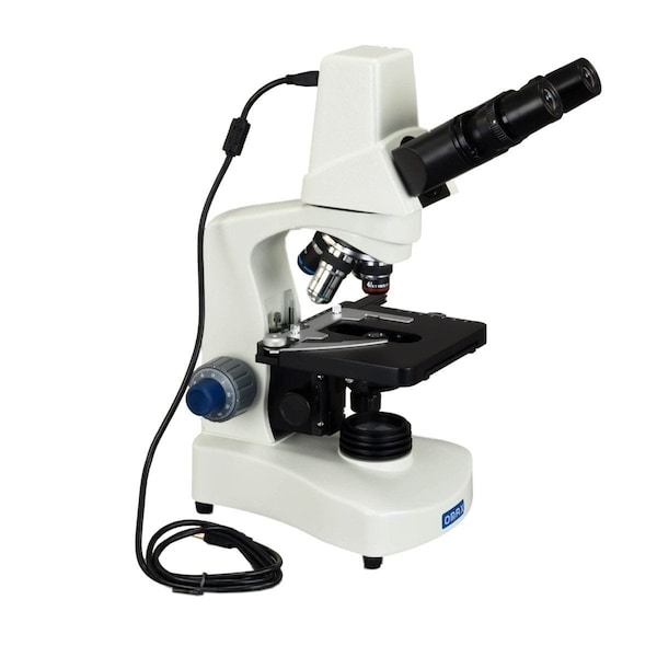 Amscope 40X-400X 3MP Digital Integrated Microscope w/LED Illumination, Siedentopf Interpupillary-adjustment MD8211E30 - main
