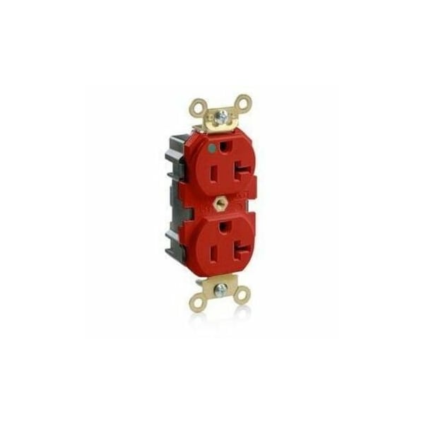 Leviton Lev-Lok Hospital Grade-MRI Duplex Receptacle, 20 Amp, 125 Volt MRI20-R - main