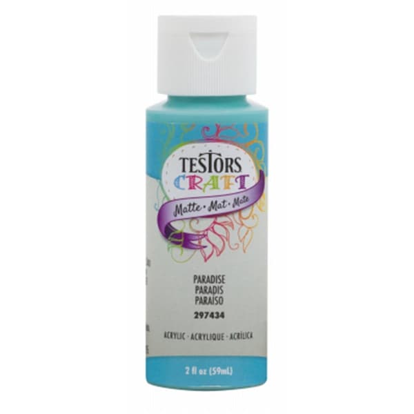 Testors 2 oz Paradise Matte Acrylic Craft Paint 223552 - main