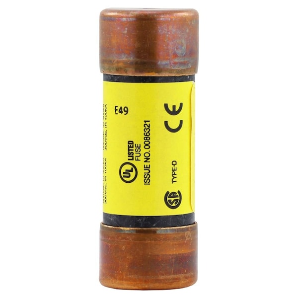Eaton Bussmann UL Class Fuse, J Class, Time-Delay, 1.60A, 600V AC, Non-Indicating LPJ-1-6/10SP - main