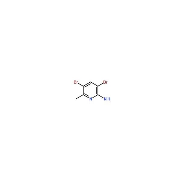 Ak Scientific 2-Amino-3, 5-dibromo-6-methylpyridine (25g), CAS 91872-10-5 V1390-25g - main