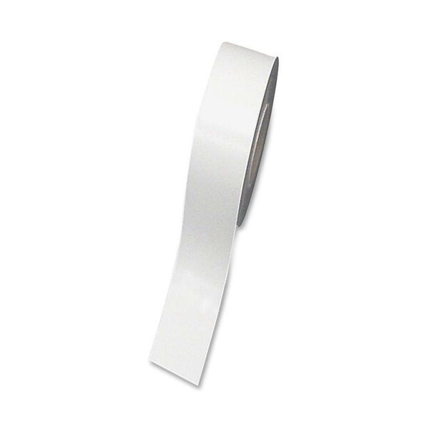 Magna Visual Magnetic Strip RolL x 1in x 50ft, White MR50-81P - main