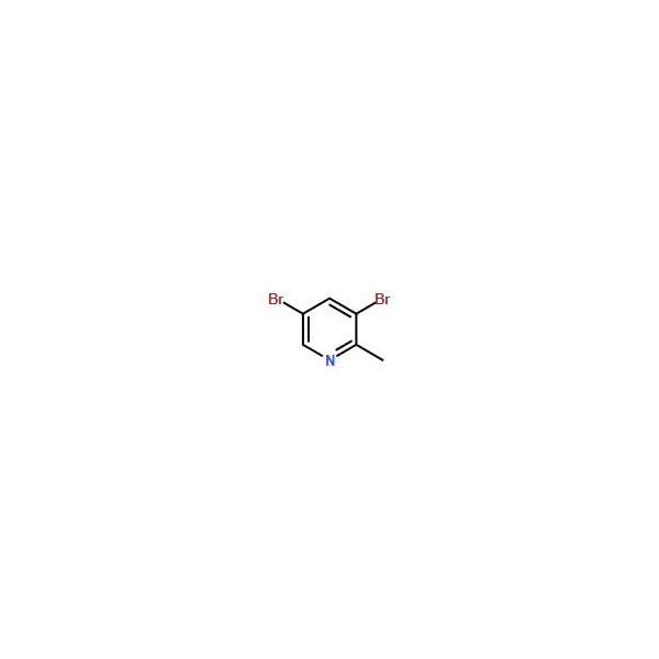 Ak Scientific 3, 5-Dibromo-2-methylpyridine (5g), CAS 38749-87-0 W5933-5g - main