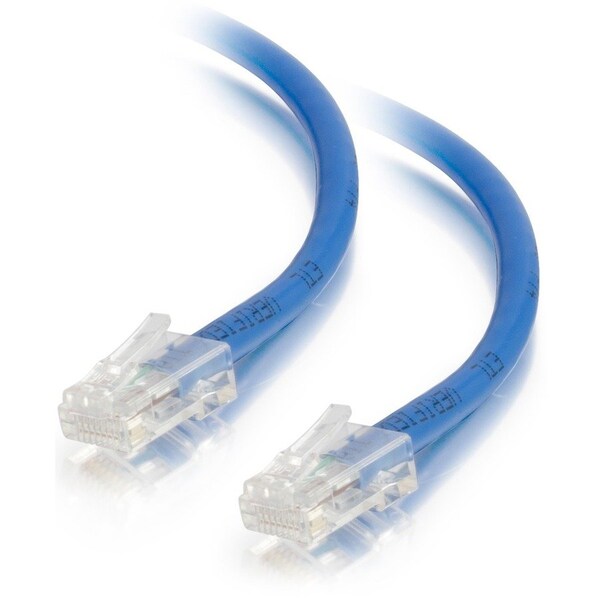 C2G 3FT CAT5E NON-BOOTED UNSHIELDED NETWORK PATCH ETHERNET CABLE BLUE - NETWORK 22673 - main