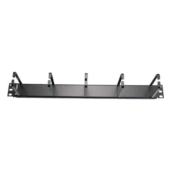 Ortronics CABLE MGMT PANEL HORIZONTAL 1U, 1.7"H X 3.5"D WITH 5 RINGS 60400131 - main