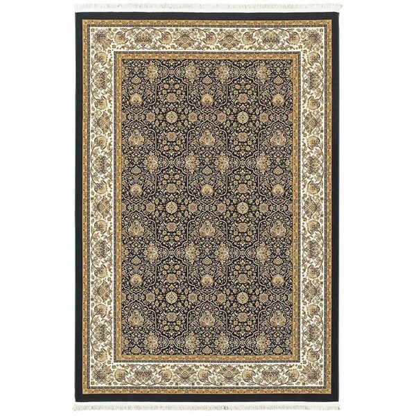 Oriental Weavers 6 ft. 7 in. x 9 ft. 6 in. Masterpiece Traditional Area Rug, Navy M033B2200290ST - main
