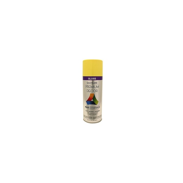 True Value Premium Decor Spray Paint, Daffodil Gloss, 12-oz. PDS41-AER - main