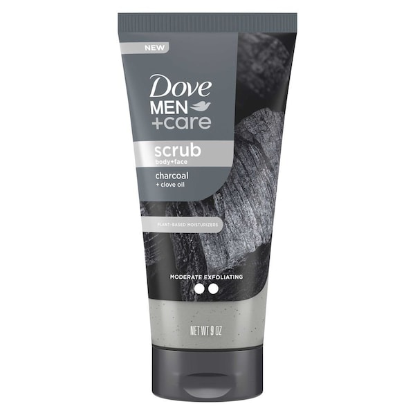 Dove Men+Care Charcoal and Clove Oil Body and Face Scrub, 9 Fluid Ounce, 4PK 64790008 - main