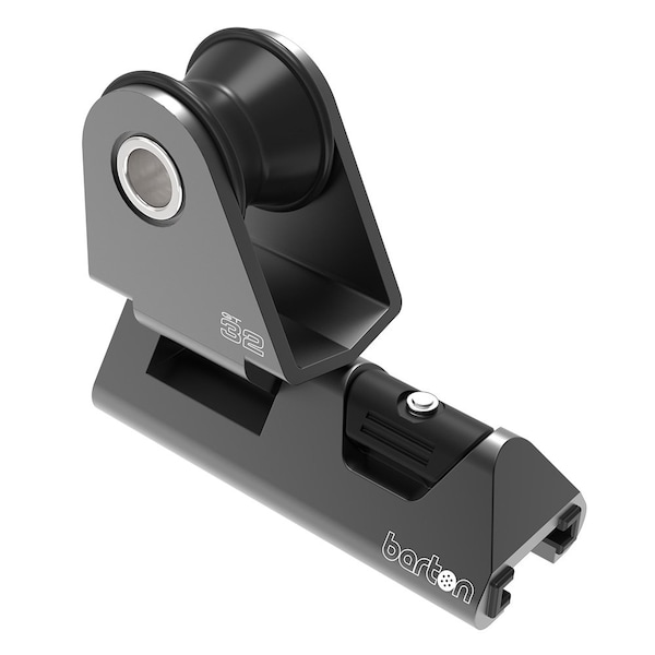 Barton Marine Barton 32mm Pin Genoa Car Track Pin Stop Standard Duty - Black 32100GTB - main