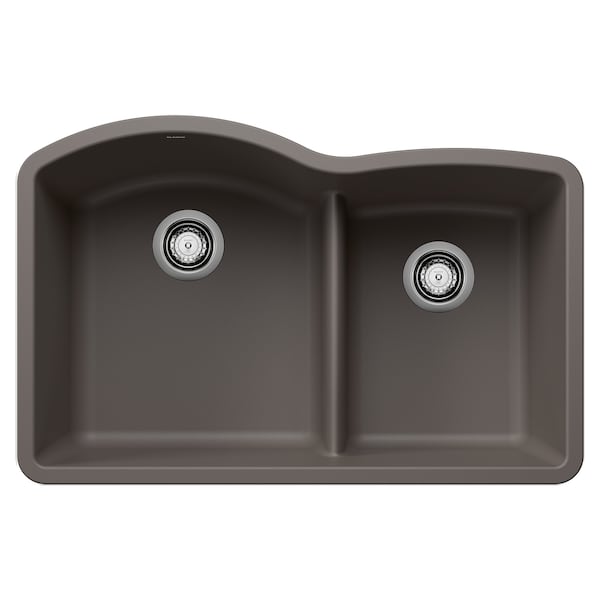 Blanco Diamond 1-3/4 Low Divide, Volcano Grey 443102 - main