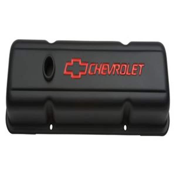 Powerplay Heavy-Gauge Stamped Steel Short Stamped Valve Cover - Black PO3629728 - main