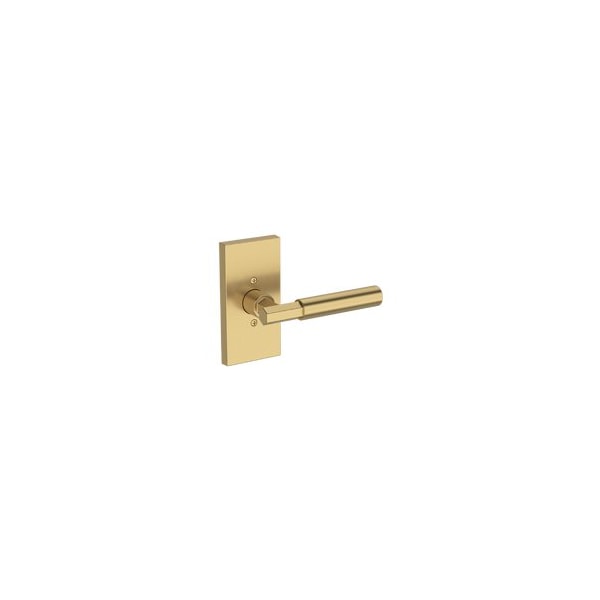 Baldwin Residential Door Levers Half Dummy Right Hand Lifetime Satin Brass HDRIDCFR044 - main