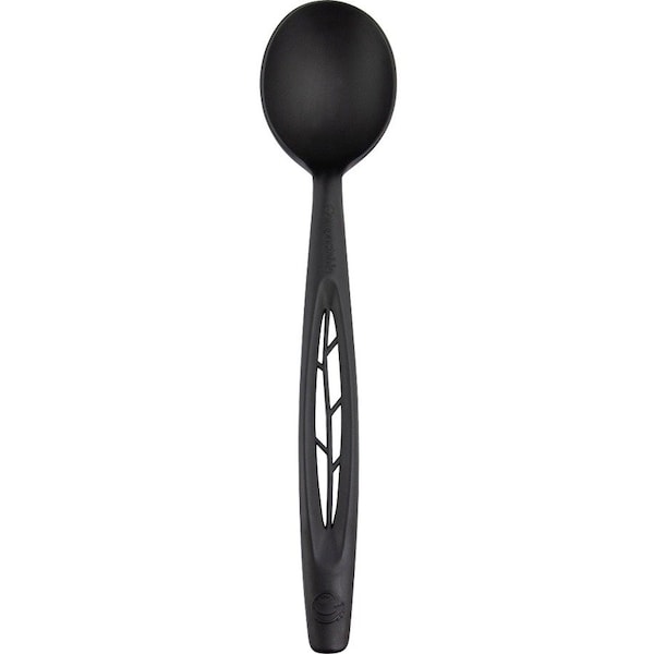 Stalk Market CPLA Compostable Heavy Weight 6.5 in. Spoon, Black, 1000PK CPLA-003-B - main