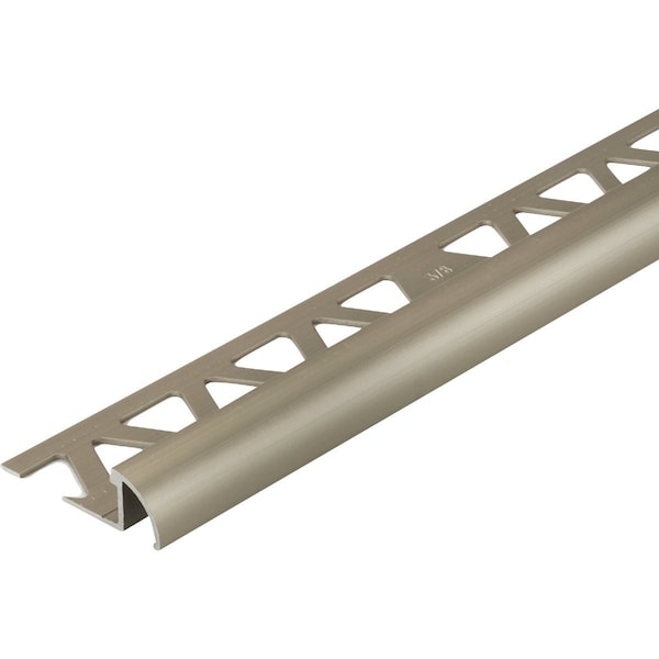 M-D Building Products Building Products 3/8'' x 96'' Pewter Aluminum Bullnose 31373 - main