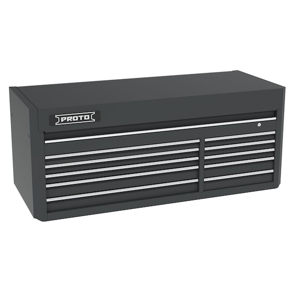 Proto 550 Series Top Chest, 10 Drawer, Dual Black, Steel, 66 in W x 27 in D x 27 in H J556627B-10DB - main