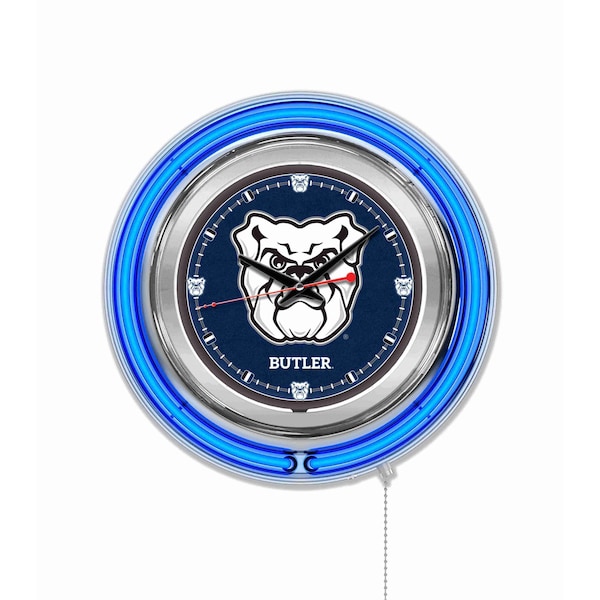 Holland Bar Stool Co Butler University Double Neon 15" Clock Clk15Butler - main
