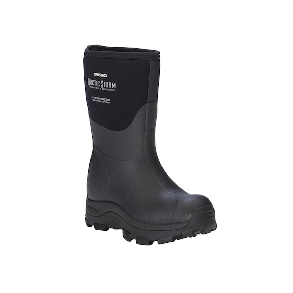 Dryshod Arctic Storm Mid-Calf Extreme Cold Conditions Women's Winter Boot, Black, Waterproof, Size 9 ARS-WM-BK-009 - main