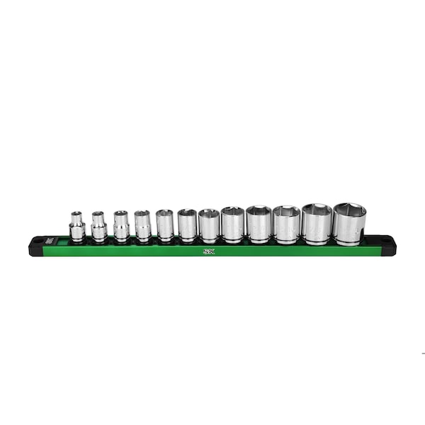 Sk 12 Piece SAE 3/8-In Drive Set Standard Socket Set SK01340 - main