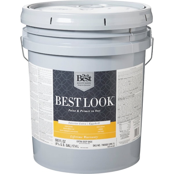 Do It Best Best Look Latex Premium Paint & Primer In One Eggshell Interior Wall Paint Extra Deep Base 5 Gal. HW34W0803-20 - main